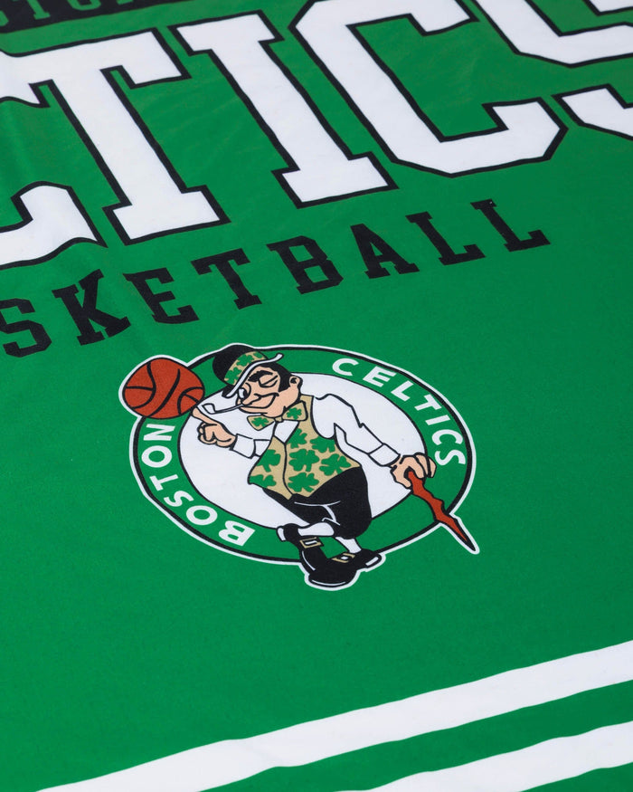 Boston Celtics Team Property Sherpa Plush Throw Blanket FOCO - FOCO.com
