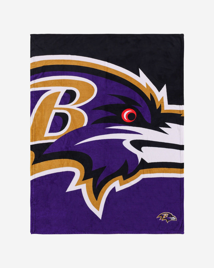 Baltimore Ravens Supreme Slumber Plush Throw Blanket FOCO - FOCO.com