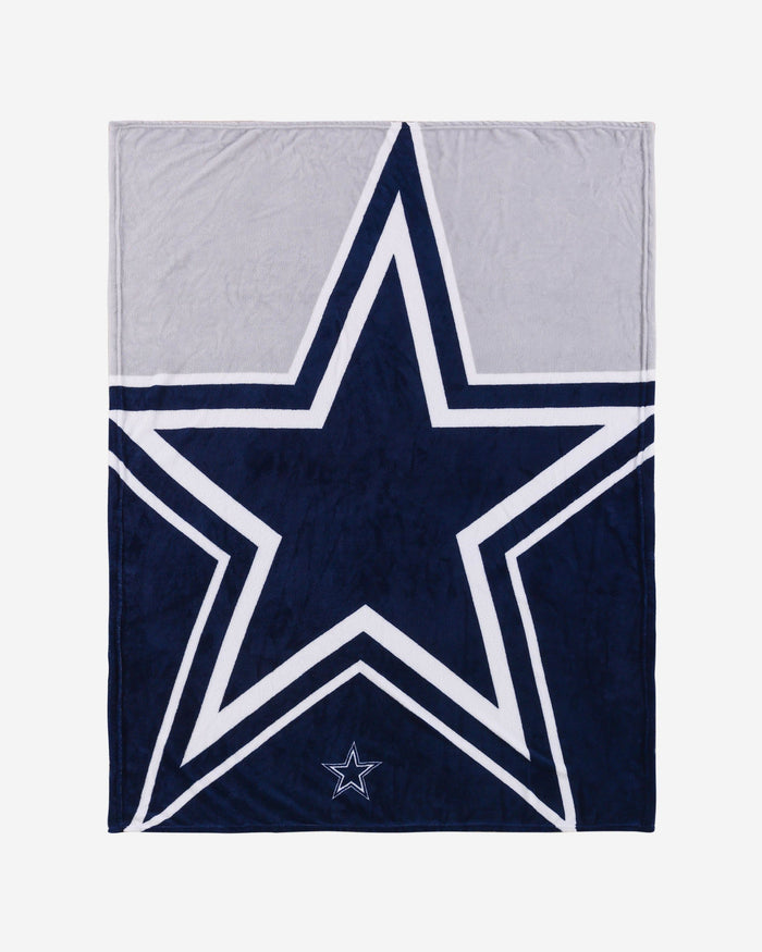 Dallas Cowboys Supreme Slumber Plush Throw Blanket FOCO