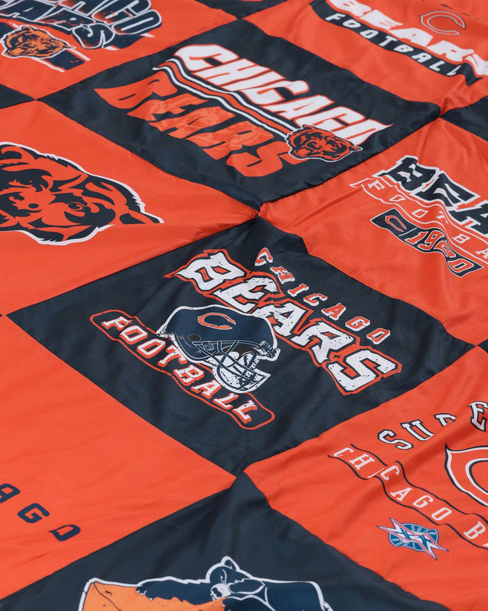 Chicago Bears Team Pride Patches Quilt FOCO
