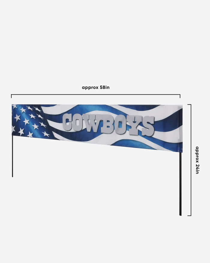 Dallas Cowboys Long Lawn Banner FOCO - FOCO.com