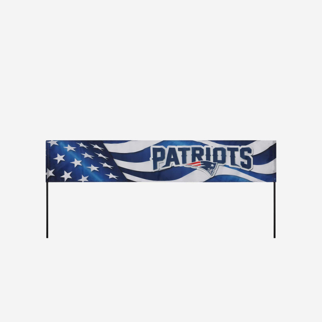 New England Patriots Long Lawn Banner FOCO - FOCO.com