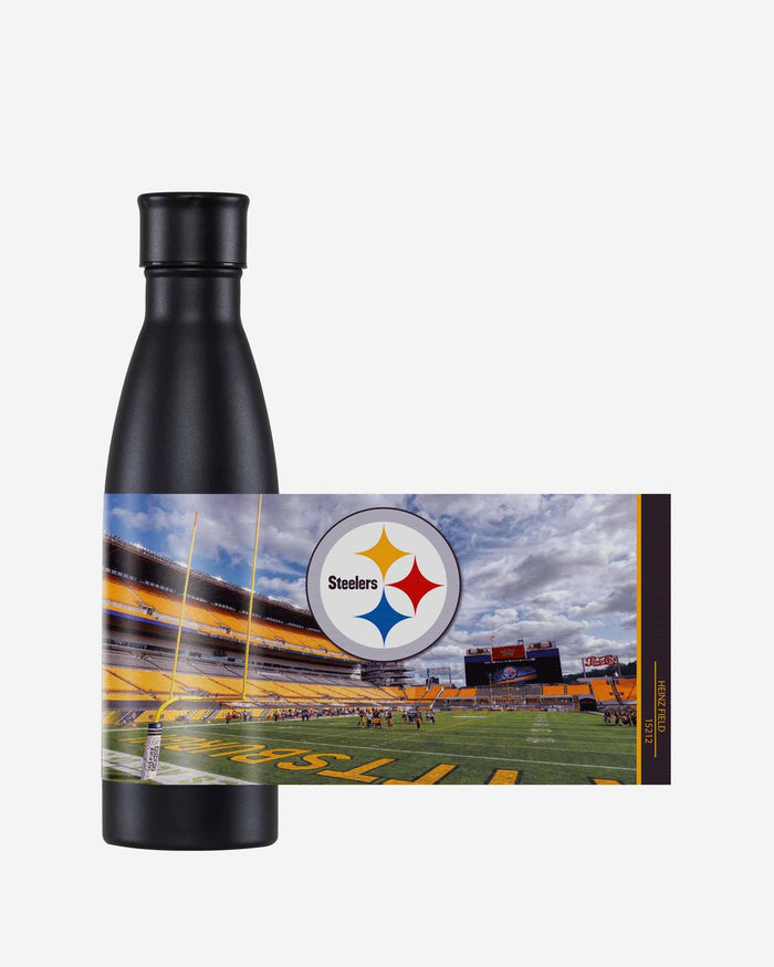 Pittsburgh Steelers Primetime Metal 18 oz Bottle FOCO - FOCO.com