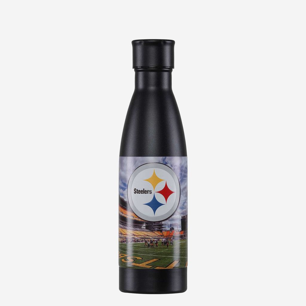 Pittsburgh Steelers Primetime Metal 18 oz Bottle FOCO - FOCO.com