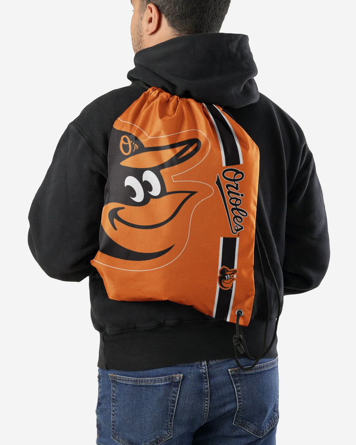 Baltimore Orioles Big Logo Drawstring Backpack FOCO - FOCO.com