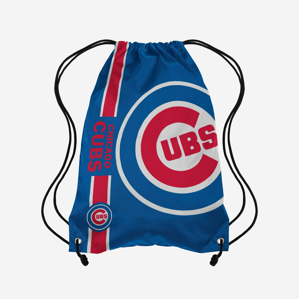 Chicago Cubs Big Logo Drawstring Backpack FOCO - FOCO.com
