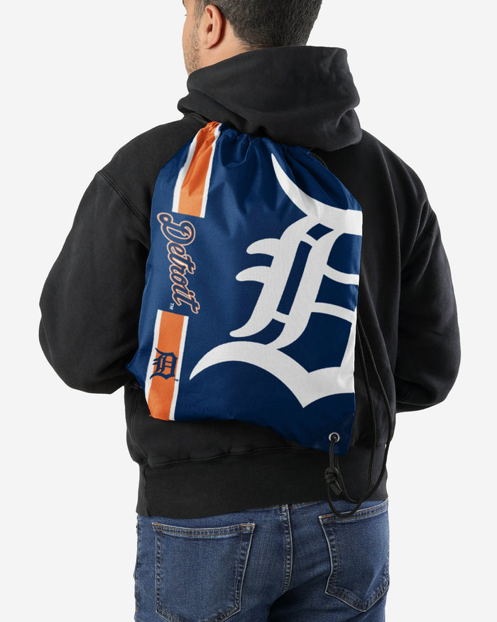 Detroit Tigers Big Logo Drawstring Backpack FOCO - FOCO.com
