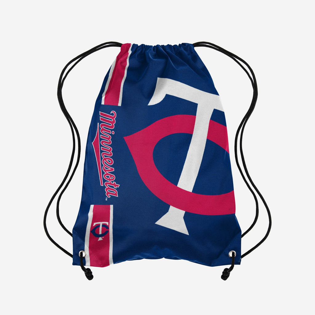 Minnesota Twins Big Logo Drawstring Backpack FOCO - FOCO.com