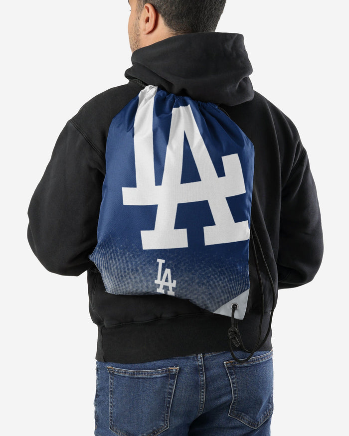 Los Angeles Dodgers Gradient Drawstring Backpack FOCO - FOCO.com