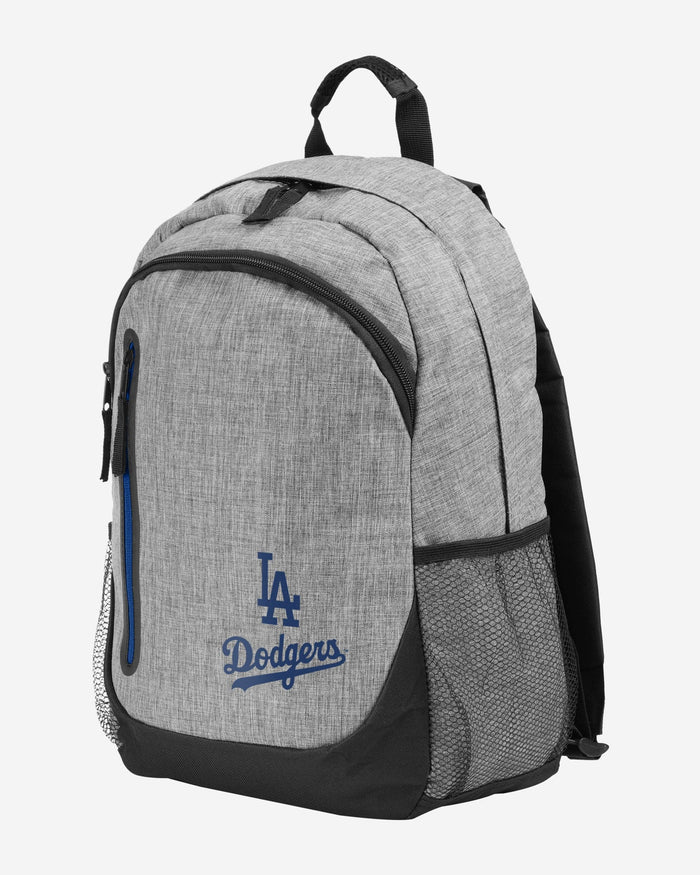 Los Angeles Dodgers Heather Grey Bold Color Backpack FOCO - FOCO.com