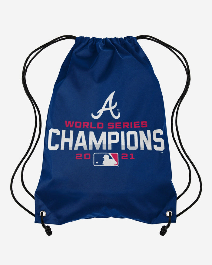 Atlanta Braves 2021 World Series Champions Drawstring Backpack FOCO - FOCO.com