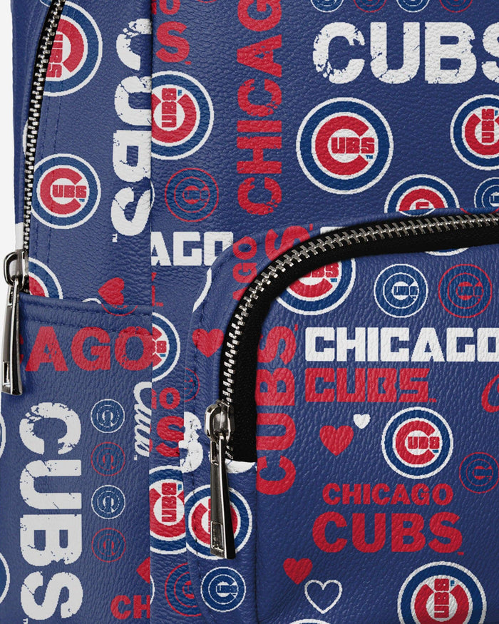 Chicago Cubs Logo Love Mini Backpack FOCO - FOCO.com