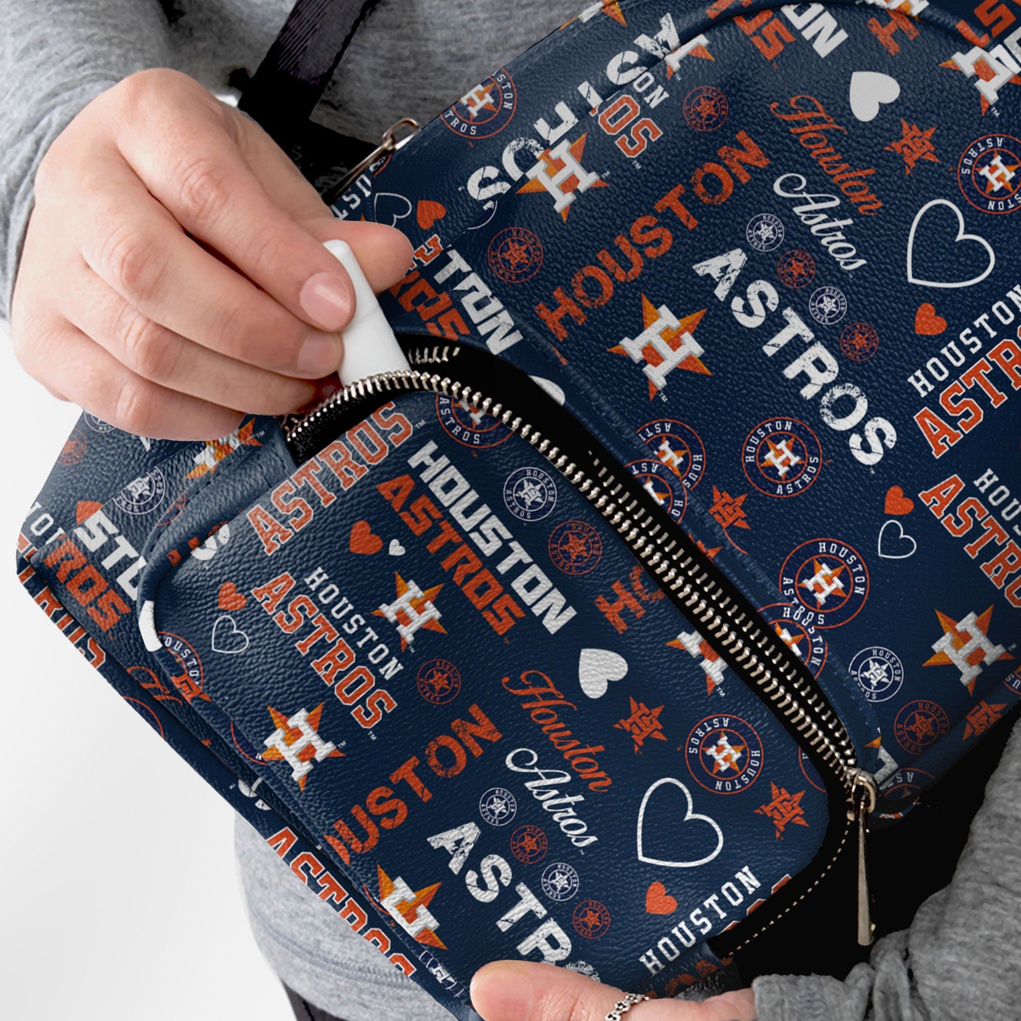 astros mini backpack Houston Astros Logo Love Mini Backpack FOCO