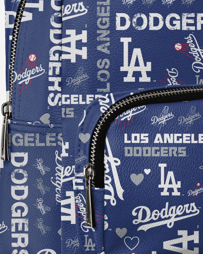 Los Angeles Dodgers Logo Love Mini Backpack FOCO - FOCO.com