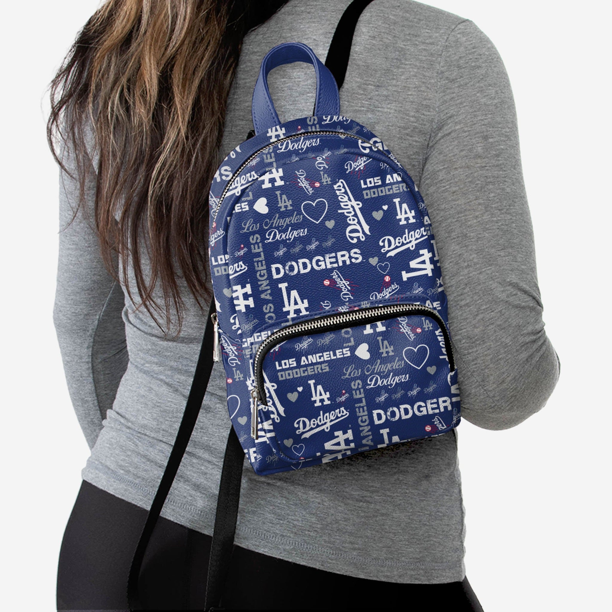 dodger mini backpack Los Angeles Dodgers Logo Love Mini Backpack FOCO
