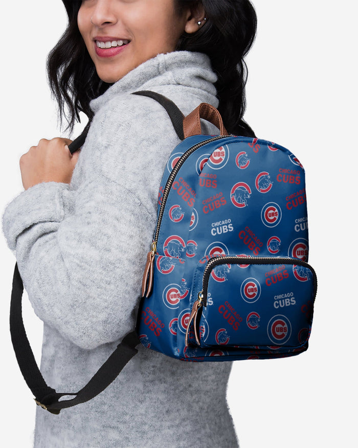 Chicago Cubs Printed Collection Mini Backpack FOCO