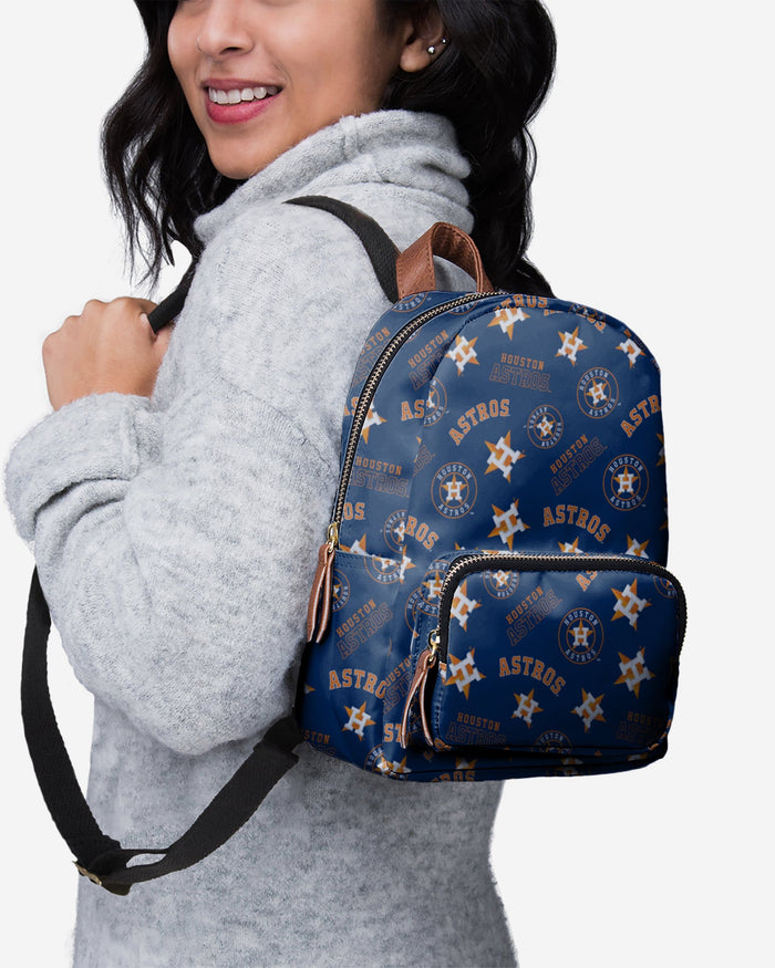 astros mini backpack Houston Astros Printed Collection Mini Backpack
