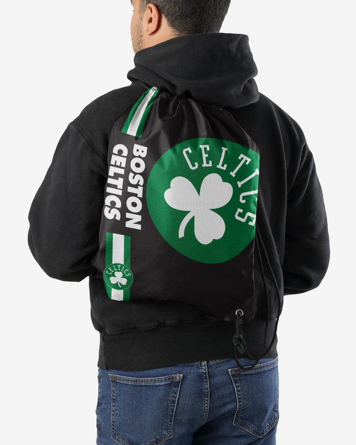 Boston Celtics Big Logo Drawstring Backpack FOCO