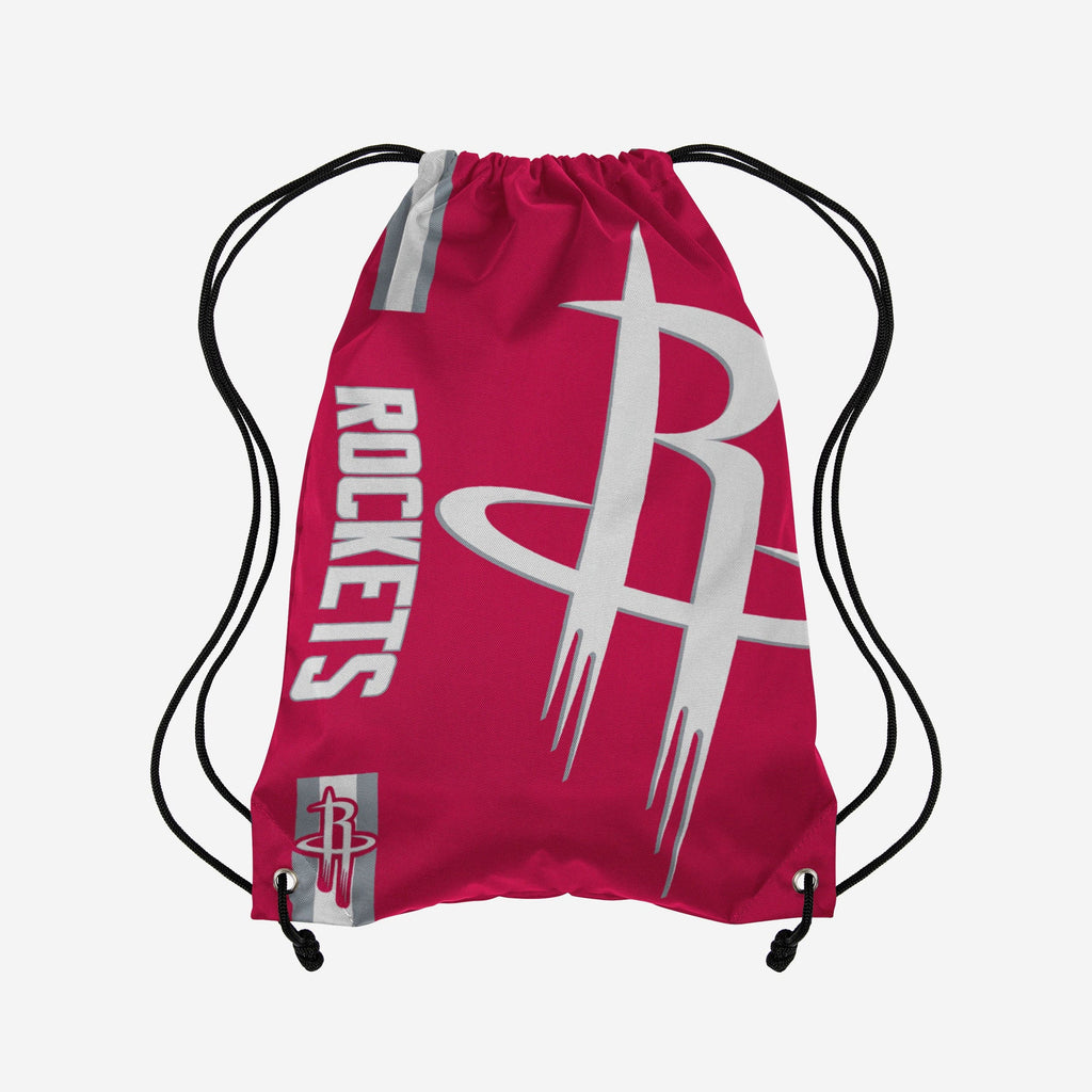 Houston Rockets Big Logo Drawstring Backpack FOCO - FOCO.com