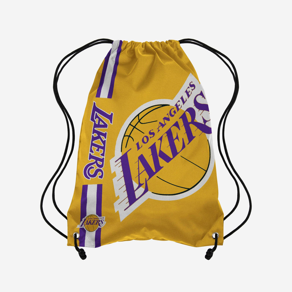 Los Angeles Lakers Big Logo Drawstring Backpack FOCO - FOCO.com