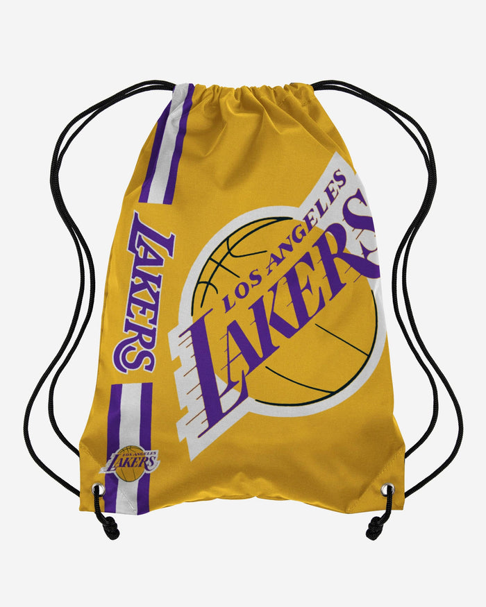 Los Angeles Lakers Big Logo Drawstring Backpack FOCO - FOCO.com