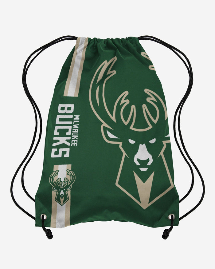 Milwaukee Bucks Big Logo Drawstring Backpack FOCO - FOCO.com