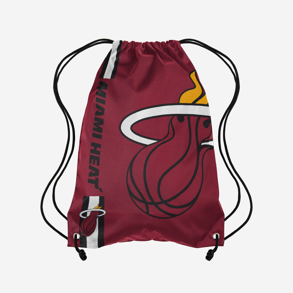 Miami Heat Big Logo Drawstring Backpack FOCO - FOCO.com