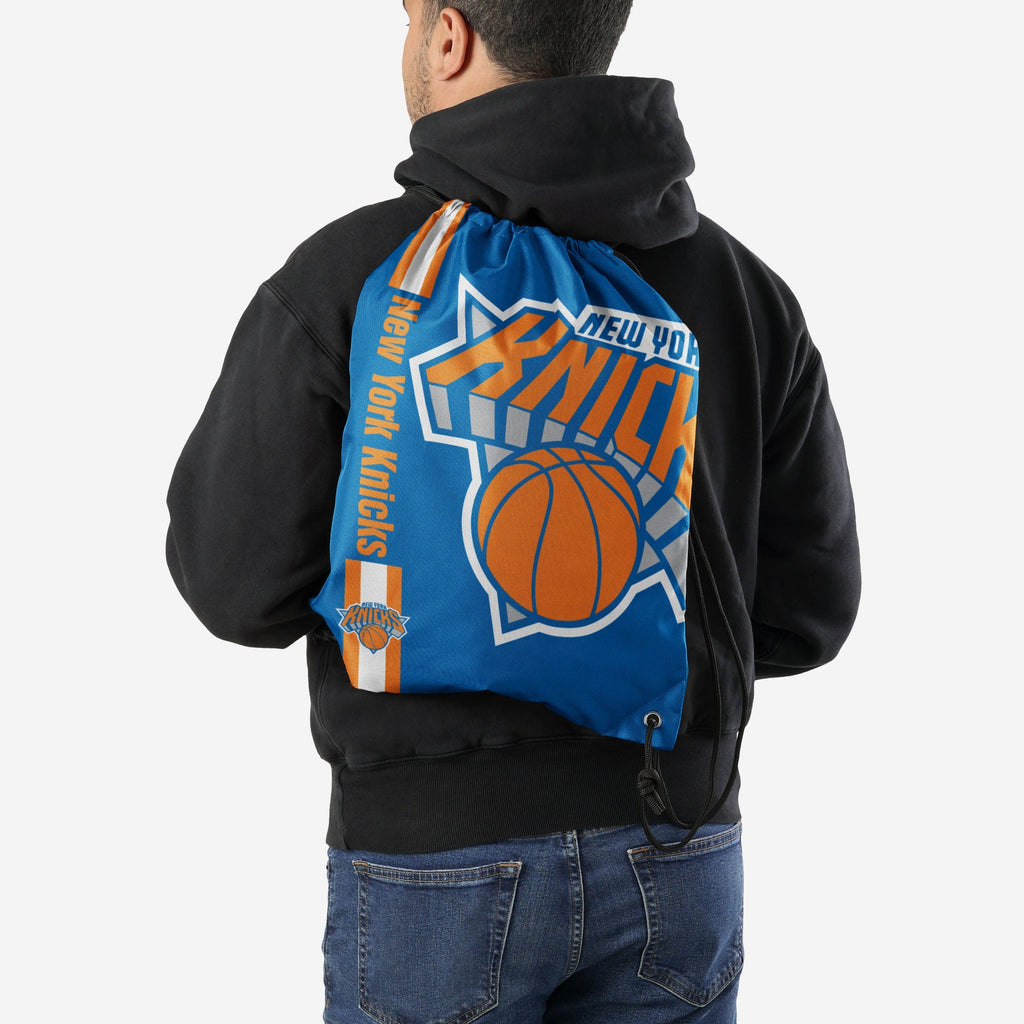 New York Knicks Big Logo Drawstring Backpack FOCO