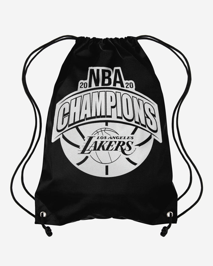Los Angeles Lakers 2020 NBA Champions Drawstring Backpack FOCO - FOCO.com