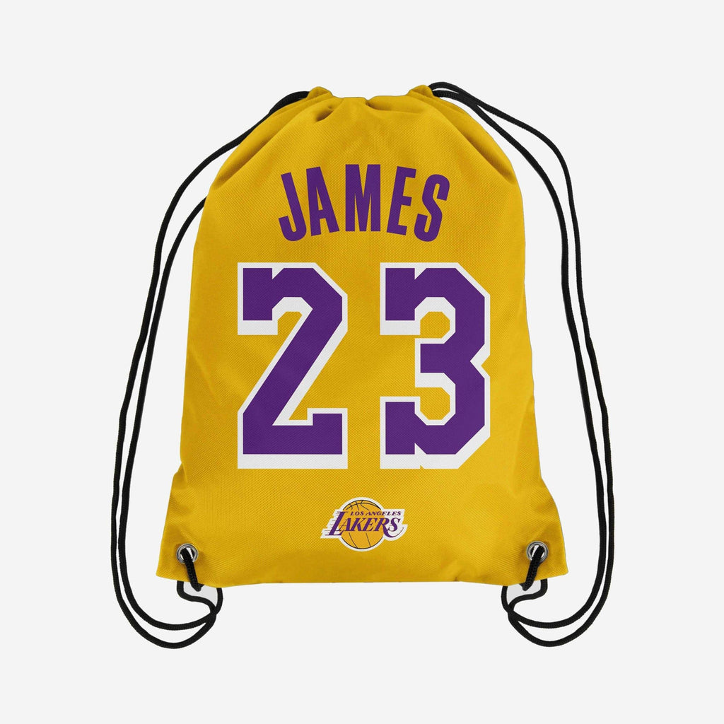 LeBron James Los Angeles Lakers Player Drawstring Backpack FOCO - FOCO.com