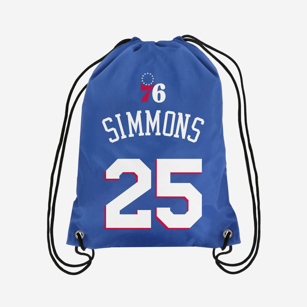Ben Simmons Philadelphia 76ers Player Drawstring Backpack FOCO - FOCO.com