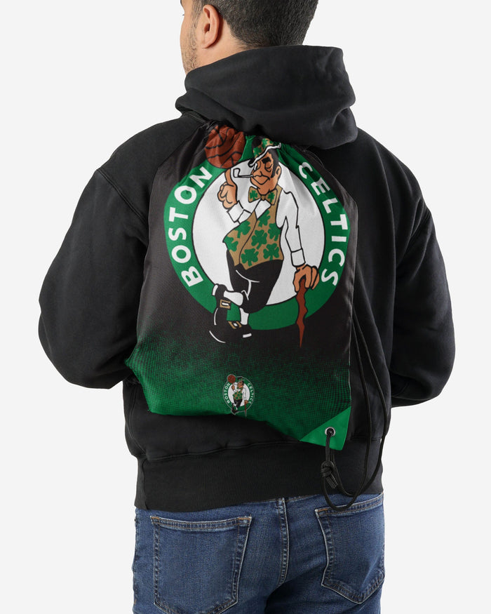 Boston Celtics Gradient Drawstring Backpack FOCO - FOCO.com