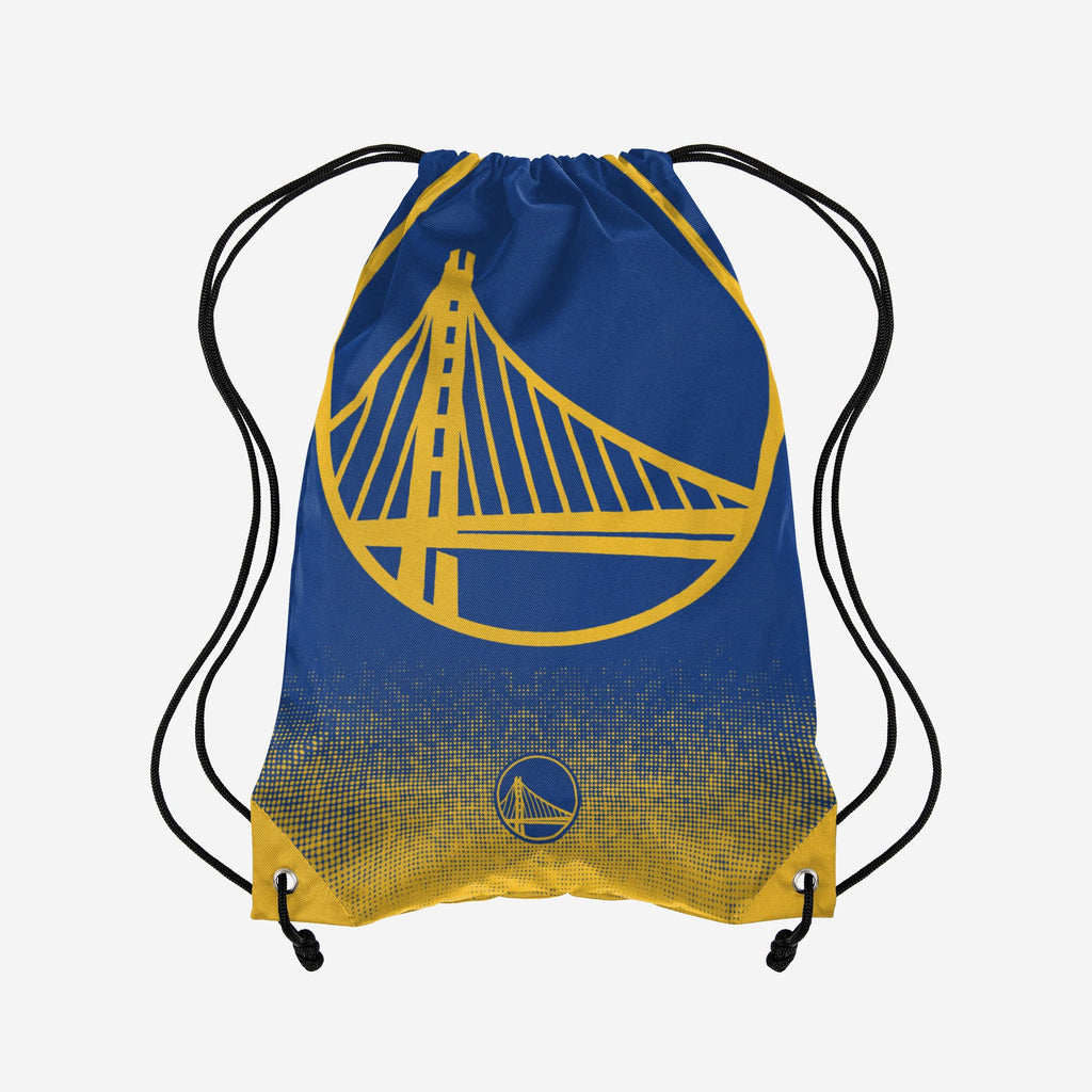 Golden State Warriors Gradient Drawstring Backpack FOCO - FOCO.com