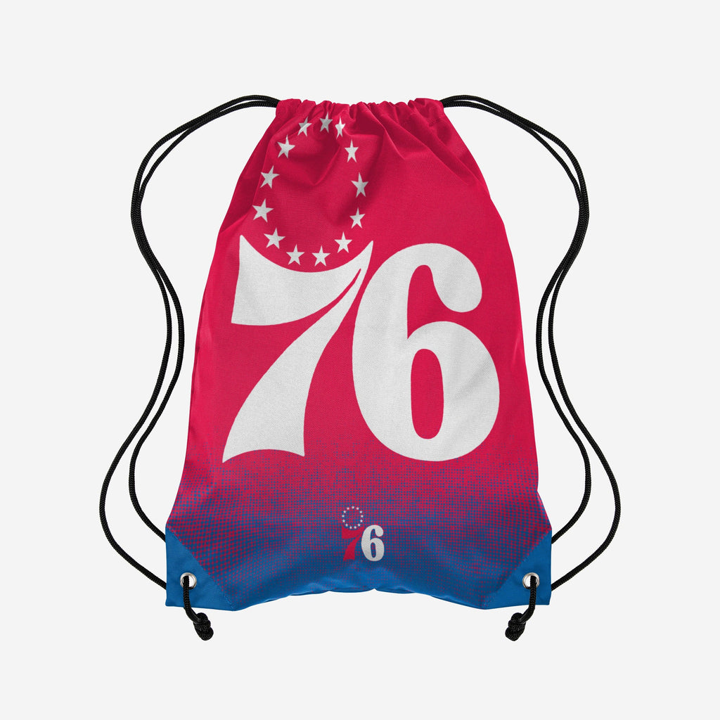 Philadelphia 76ers Gradient Drawstring Backpack FOCO - FOCO.com