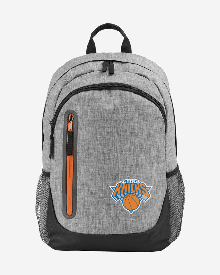 New York Knicks Heather Grey Bold Color Backpack FOCO - FOCO.com