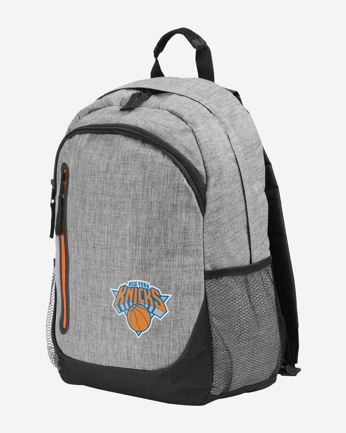 New York Knicks Heather Grey Bold Color Backpack FOCO - FOCO.com