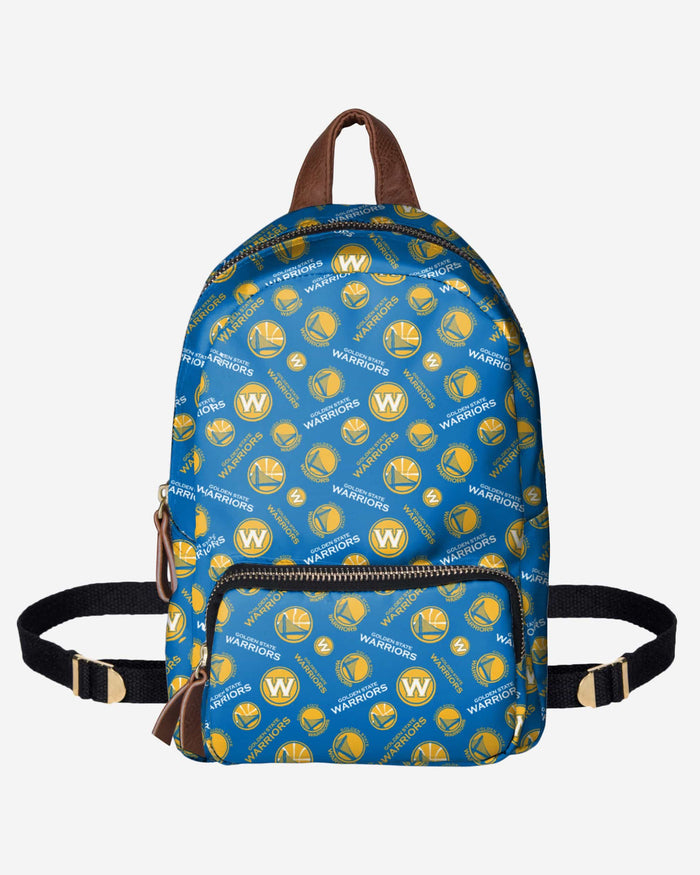 golden state mini backpack Kane Two exterior side slip pockets Golden State Warriors Mini Backpack