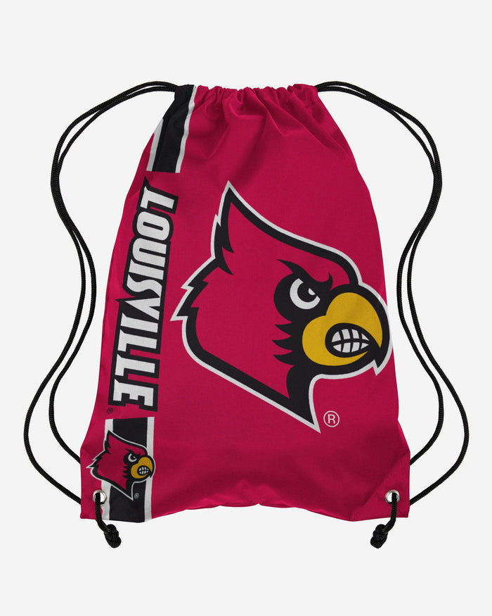 Louisville Cardinals Big Logo Drawstring Backpack FOCO - FOCO.com