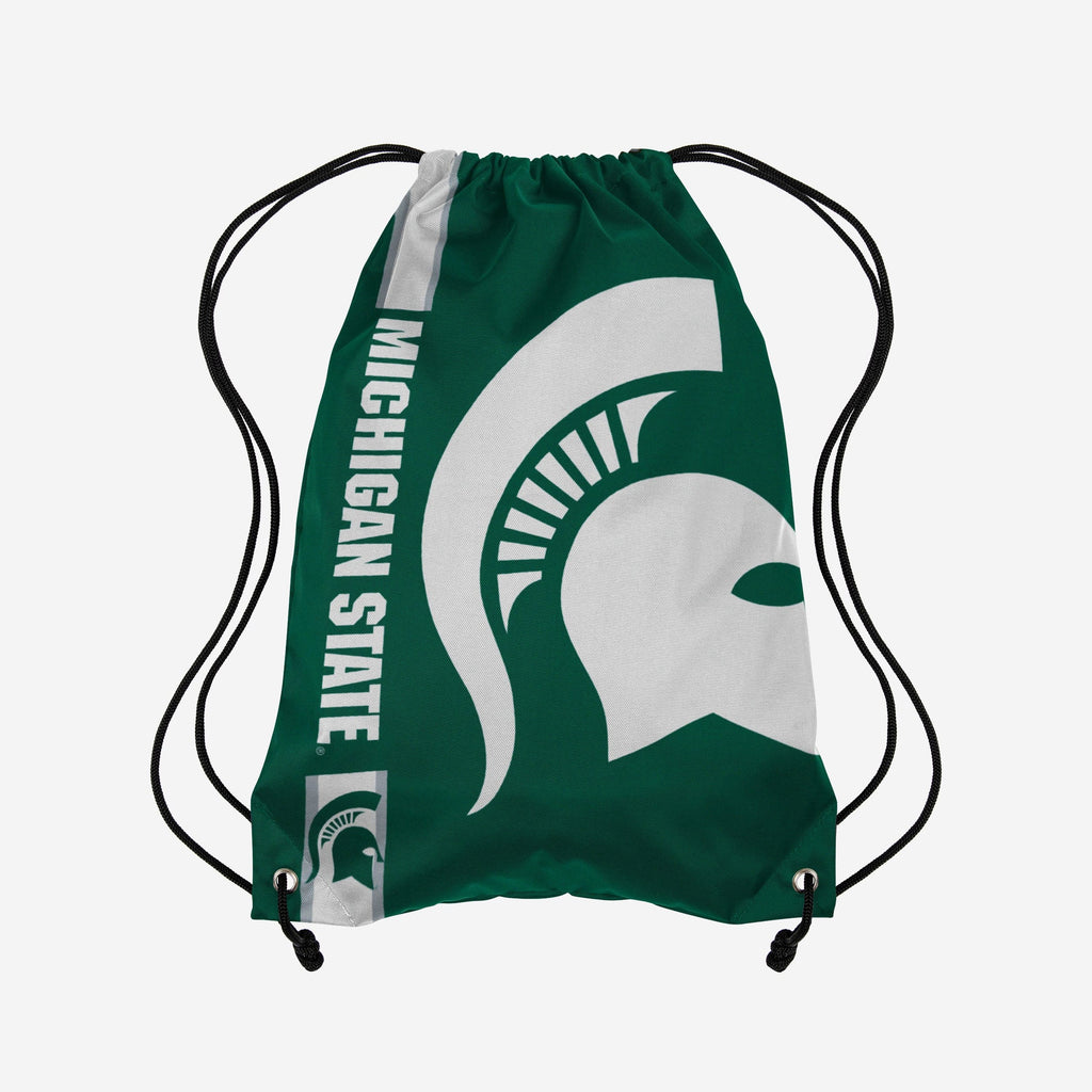 Michigan State Spartans Big Logo Drawstring Backpack FOCO - FOCO.com