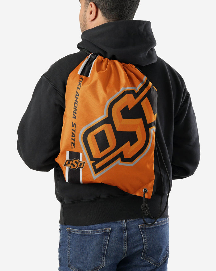 Oklahoma State Cowboys Big Logo Drawstring Backpack FOCO - FOCO.com