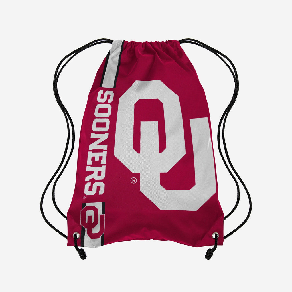 Oklahoma Sooners Big Logo Drawstring Backpack FOCO - FOCO.com