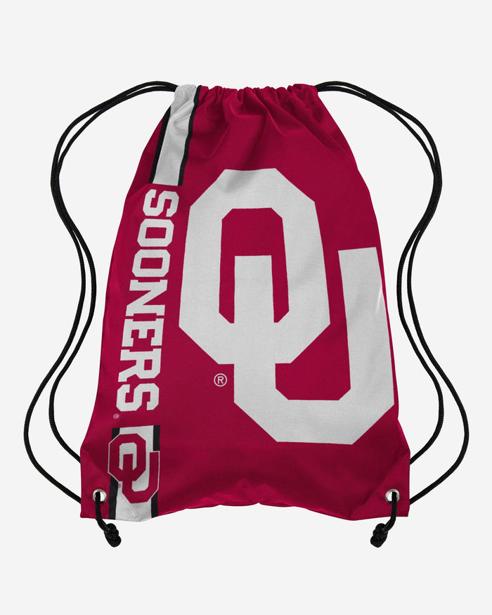 Oklahoma Sooners Big Logo Drawstring Backpack FOCO - FOCO.com