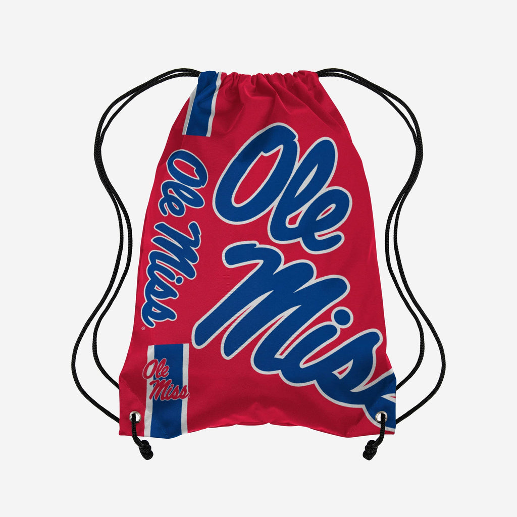 Ole Miss Rebels Big Logo Drawstring Backpack FOCO - FOCO.com