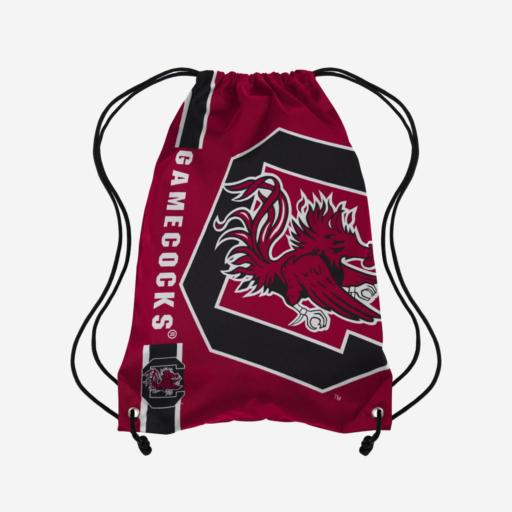 South Carolina Gamecocks Big Logo Drawstring Backpack FOCO - FOCO.com