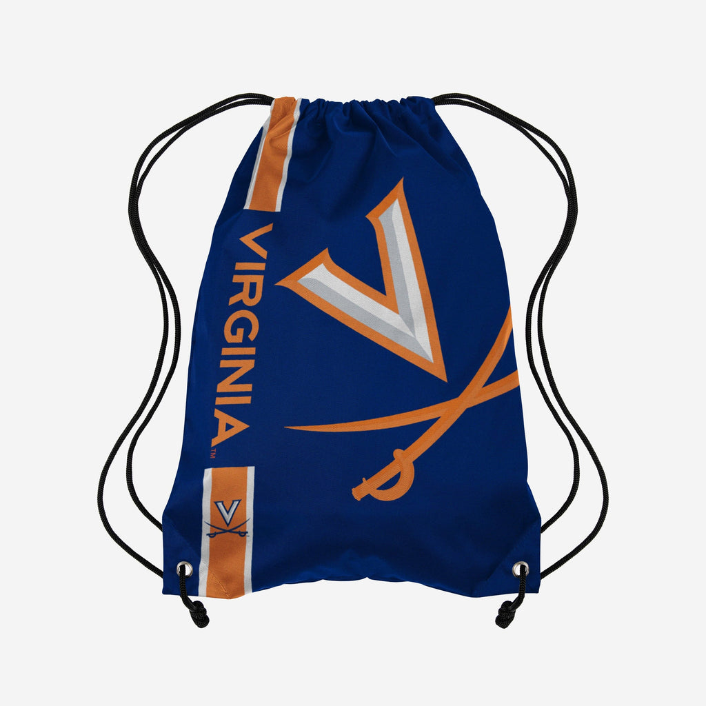 Virginia Cavaliers Big Logo Drawstring Backpack FOCO - FOCO.com