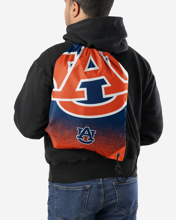 Auburn Tigers Gradient Drawstring Backpack FOCO - FOCO.com