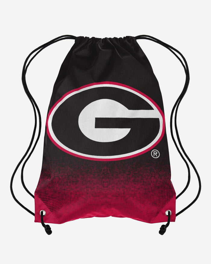 Georgia Bulldogs Gradient Drawstring Backpack FOCO - FOCO.com