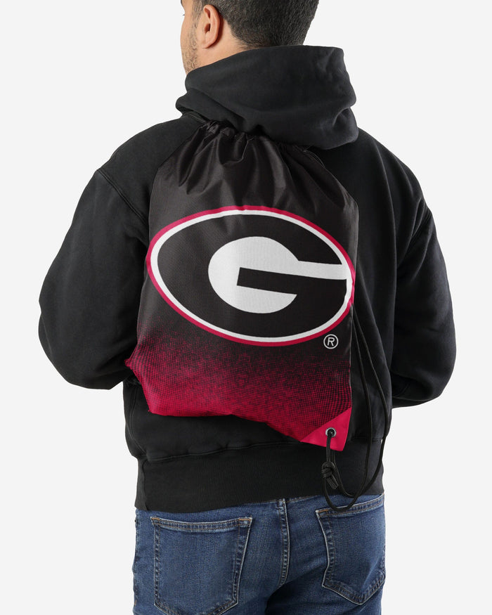 Georgia Bulldogs Gradient Drawstring Backpack FOCO - FOCO.com