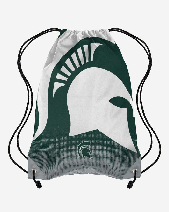 Michigan State Spartans Gradient Drawstring Backpack FOCO - FOCO.com