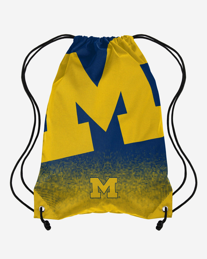 Michigan Wolverines Gradient Drawstring Backpack FOCO - FOCO.com